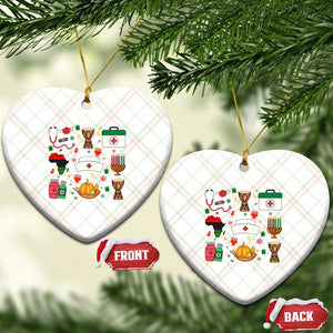 Happy Kwanzaa Nurse Pride Ceramic Ornament African Culture Holiday Gift TS12 Print Your Wear