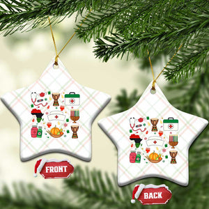 Happy Kwanzaa Nurse Pride Ceramic Ornament African Culture Holiday Gift TS12 Print Your Wear