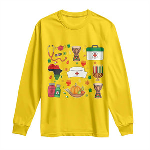 Happy Kwanzaa Nurse Pride Long Sleeve Shirt African Culture Holiday Gift TS12 Daisy Print Your Wear