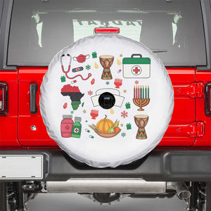 Happy Kwanzaa Nurse Pride Spare Tire Cover African Culture Holiday Gift TS12 Black Print Your Wear