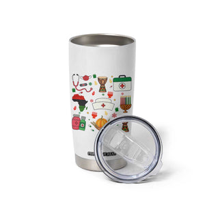Happy Kwanzaa Nurse Pride Tumbler Cup African Culture Holiday Gift - Print Your Wear