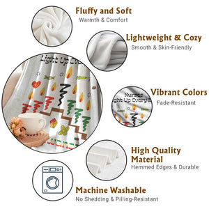 Joyful Kwanzaa Nurse Gift Throw Blanket Light Up Everyday TS12 Print Your Wear