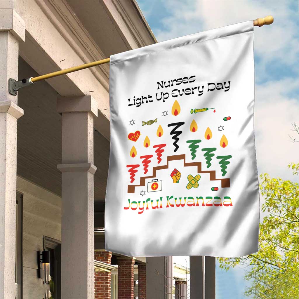 Joyful Kwanzaa Nurse Gift Garden Flag Light Up Everyday TS12 Print Your Wear