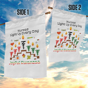 Joyful Kwanzaa Nurse Gift Garden Flag Light Up Everyday TS12 Print Your Wear