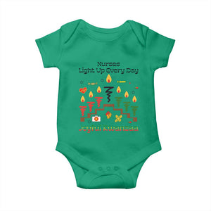 Joyful Kwanzaa Nurse Gift Baby Onesie Light Up Everyday TS12 Irish Green Print Your Wear