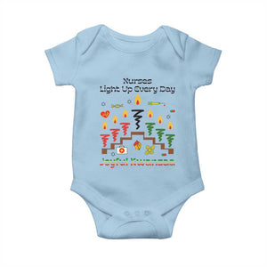 Joyful Kwanzaa Nurse Gift Baby Onesie Light Up Everyday TS12 Light Blue Print Your Wear