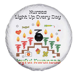 Joyful Kwanzaa Nurse Gift Spare Tire Cover Light Up Everyday - Print Your Wear