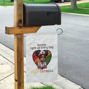 Nurses Light Up Everyday Garden Flag Joyful Kwanzaa Celebration Gift TS12 Print Your Wear