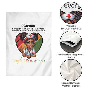 Nurses Light Up Everyday Garden Flag Joyful Kwanzaa Celebration Gift TS12 Print Your Wear