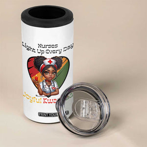 Nurses Light Up Everyday 4 in 1 Can Cooler Tumbler Joyful Kwanzaa Celebration Gift TS12 Print Your Wear
