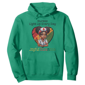 Nurses Light Up Everyday Hoodie Joyful Kwanzaa Celebration Gift TS12 Irish Green Print Your Wear