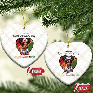 Nurses Light Up Everyday Ceramic Ornament Joyful Kwanzaa Celebration Gift TS12 Print Your Wear