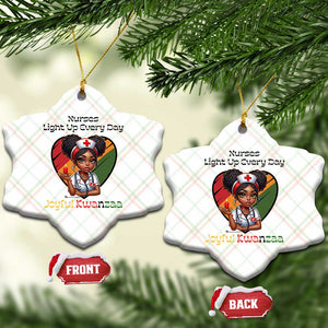 Nurses Light Up Everyday Ceramic Ornament Joyful Kwanzaa Celebration Gift TS12 Print Your Wear
