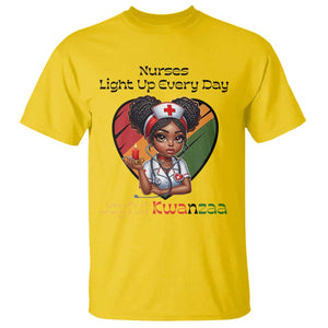 Nurses Light Up Everyday T Shirt Joyful Kwanzaa Celebration Gift TS12 Daisy Print Your Wear