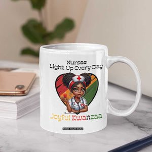Nurses Light Up Everyday Coffee Mug Joyful Kwanzaa Celebration Gift TS12 Print Your Wear