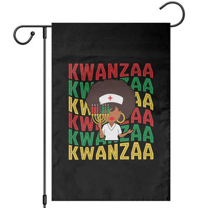 Kwanzaa Nurse Pride Garden Flag African Heritage Holiday Gift TS12 Black Print Your Wear