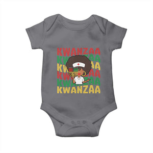 Kwanzaa Nurse Pride Baby Onesie African Heritage Holiday Gift TS12 Charcoal Print Your Wear