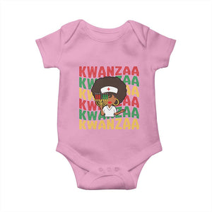 Kwanzaa Nurse Pride Baby Onesie African Heritage Holiday Gift TS12 Light Pink Print Your Wear
