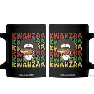 Kwanzaa Nurse Pride Coffee Mug African Heritage Holiday Gift TS12 Black Print Your Wear
