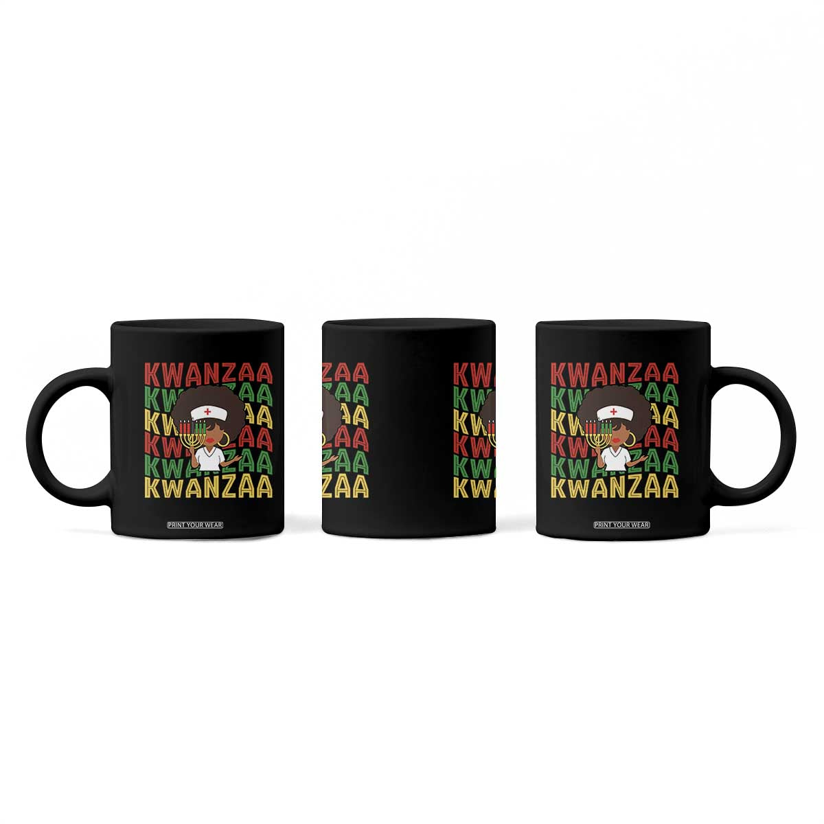 Kwanzaa Nurse Pride Coffee Mug African Heritage Holiday Gift TS12 Print Your Wear
