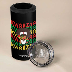 Kwanzaa Nurse Pride 4 in 1 Can Cooler Tumbler African Heritage Holiday Gift TS12 Print Your Wear