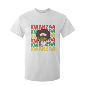 Kwanzaa Nurse Pride T Shirt For Kid African Heritage Holiday Gift TS12 White Print Your Wear