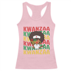 Kwanzaa Nurse Pride Racerback Tank Top African Heritage Holiday Gift TS12 Light Pink Print Your Wear