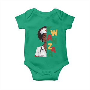 African American Nurse Baby Onesie Joyful Kwanzaa Celebration Gift - Print Your Wear