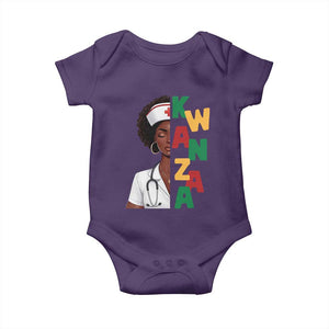African American Nurse Baby Onesie Joyful Kwanzaa Celebration Gift TS12 Purple Print Your Wear