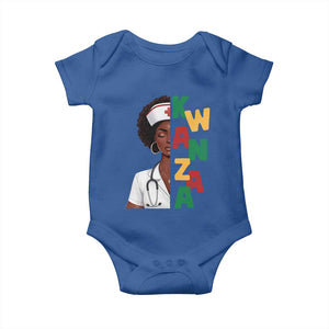 African American Nurse Baby Onesie Joyful Kwanzaa Celebration Gift - Print Your Wear