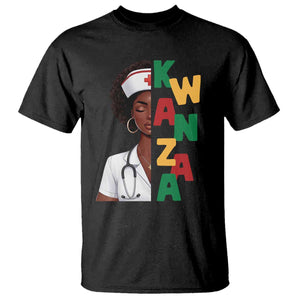 African American Nurse T Shirt Joyful Kwanzaa Celebration Gift TS12 Black Print Your Wear