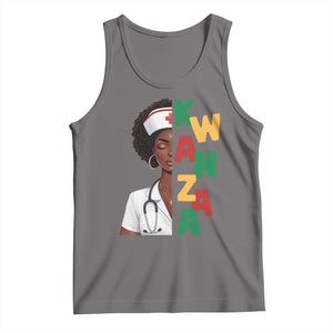 African American Nurse Tank Top Joyful Kwanzaa Celebration Gift - Print Your Wear