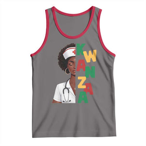 African American Nurse Tank Top Joyful Kwanzaa Celebration Gift - Print Your Wear