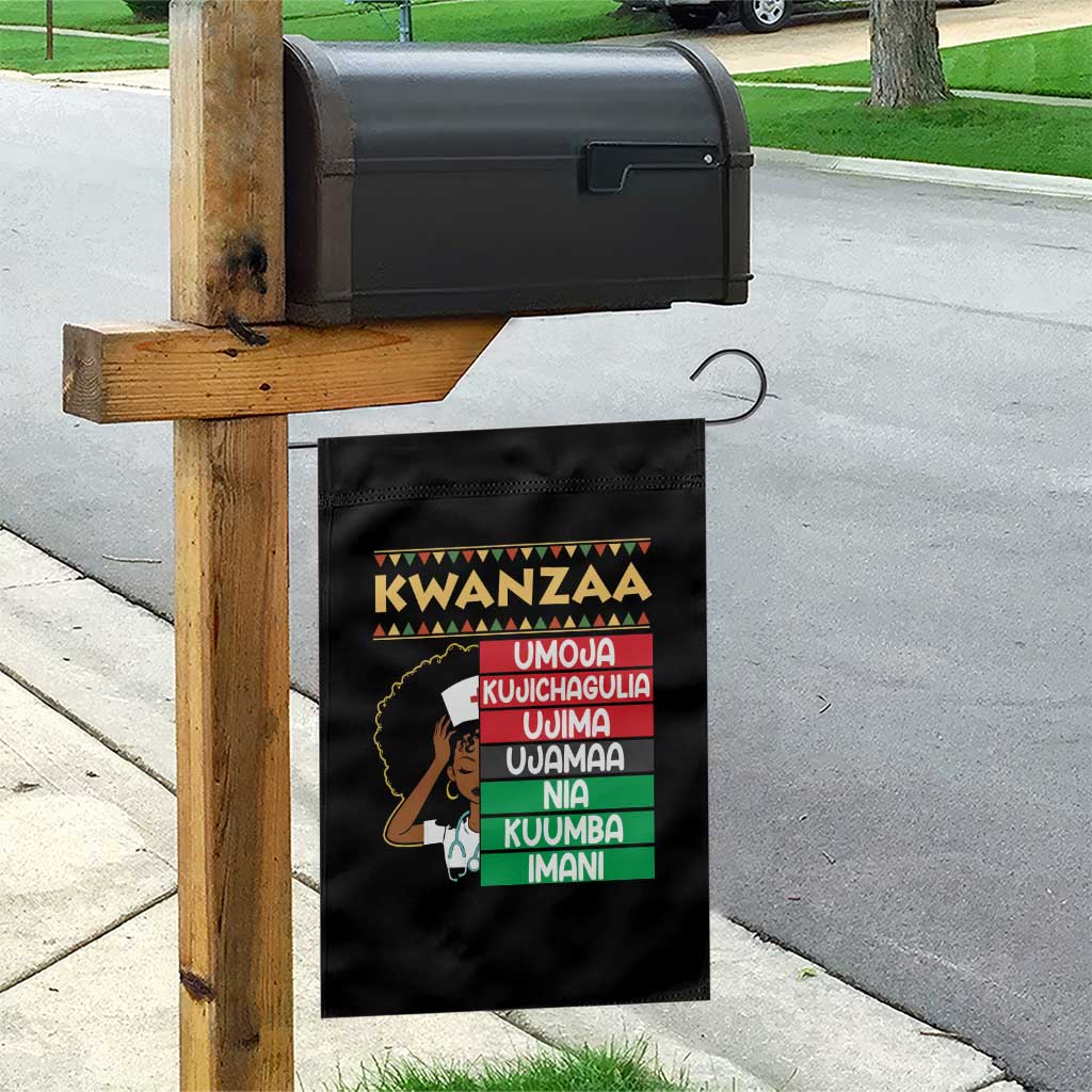 7 Principles Of Kwanzaa Garden Flag Nurse Pride African American Heritage Gift TS12 Print Your Wear