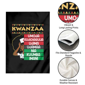 7 Principles Of Kwanzaa Garden Flag Nurse Pride African American Heritage Gift TS12 Print Your Wear