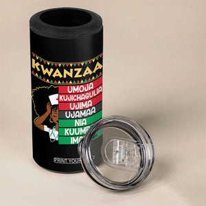 7 Principles Of Kwanzaa 4 in 1 Can Cooler Tumbler Nurse Pride African American Heritage Gift TS12 Print Your Wear