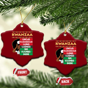 7 Principles Of Kwanzaa Ceramic Ornament Nurse Pride African American Heritage Gift TS12 Print Your Wear