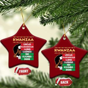 7 Principles Of Kwanzaa Ceramic Ornament Nurse Pride African American Heritage Gift TS12 Print Your Wear