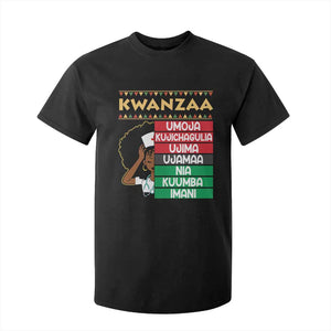 7 Principles Of Kwanzaa T Shirt For Kid Nurse Pride African American Heritage Gift TS12 Black Print Your Wear