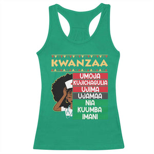 7 Principles Of Kwanzaa Racerback Tank Top Nurse Pride African American Heritage Gift TS12 Irish Green Print Your Wear