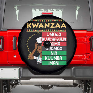 7 Principles Of Kwanzaa Spare Tire Cover Nurse Pride African American Heritage Gift TS12 Black Print Your Wear