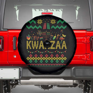 Funny Kwanzaa Celebration Ugly Sweater Spare Tire Cover African Heritage Holiday Gift TS12 Black Print Your Wear