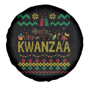 Funny Kwanzaa Celebration Ugly Sweater Spare Tire Cover African Heritage Holiday Gift TS12 Print Your Wear