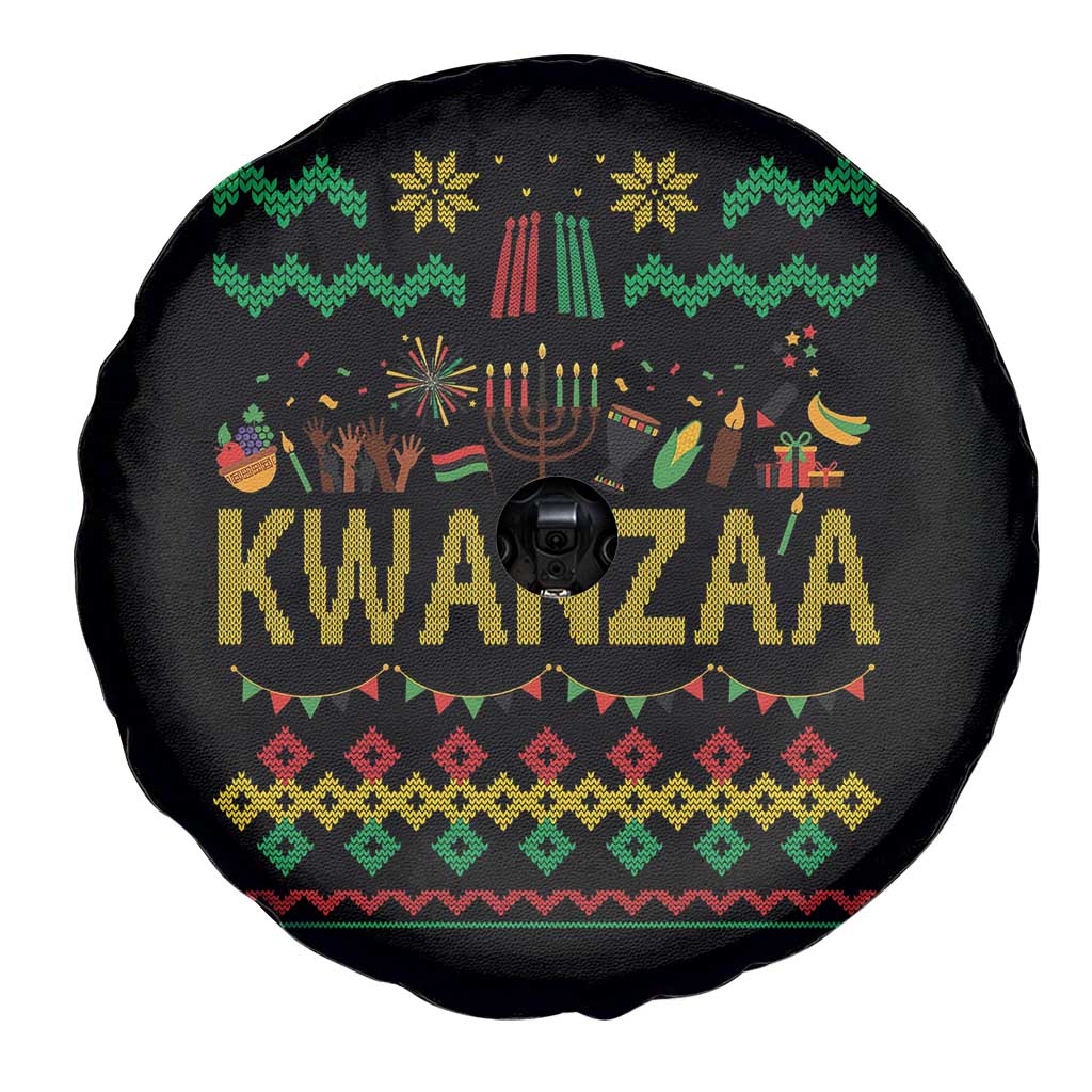 Funny Kwanzaa Celebration Ugly Sweater Spare Tire Cover African Heritage Holiday Gift TS12 Print Your Wear