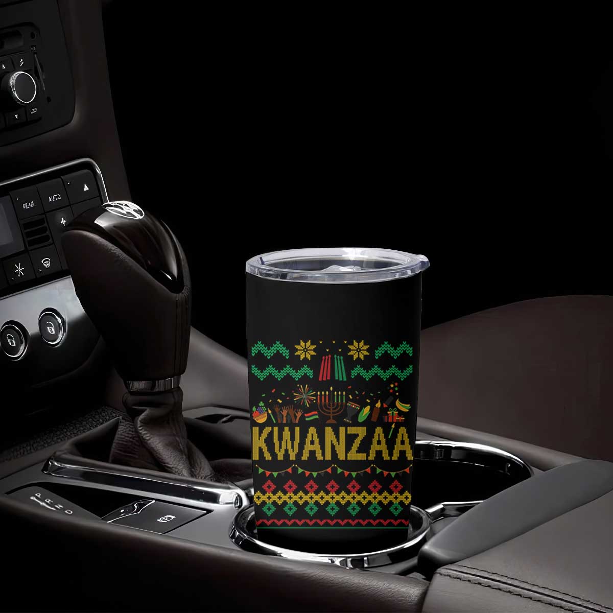 Funny Kwanzaa Celebration Ugly Sweater Tumbler Cup African Heritage Holiday Gift TS12 Print Your Wear