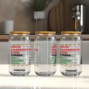 7 Principles Of Kwanzaa Glass Can African American Holiday Gift TS12 Print Your Wear
