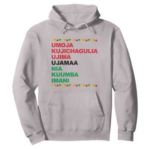 7 Principles Of Kwanzaa Hoodie African American Holiday Gift TS12 Ice Gray Print Your Wear