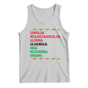 7 Principles Of Kwanzaa Tank Top African American Holiday Gift TS12 Ash Print Your Wear