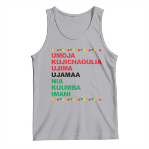7 Principles Of Kwanzaa Tank Top African American Holiday Gift TS12 Athletic Heather Print Your Wear