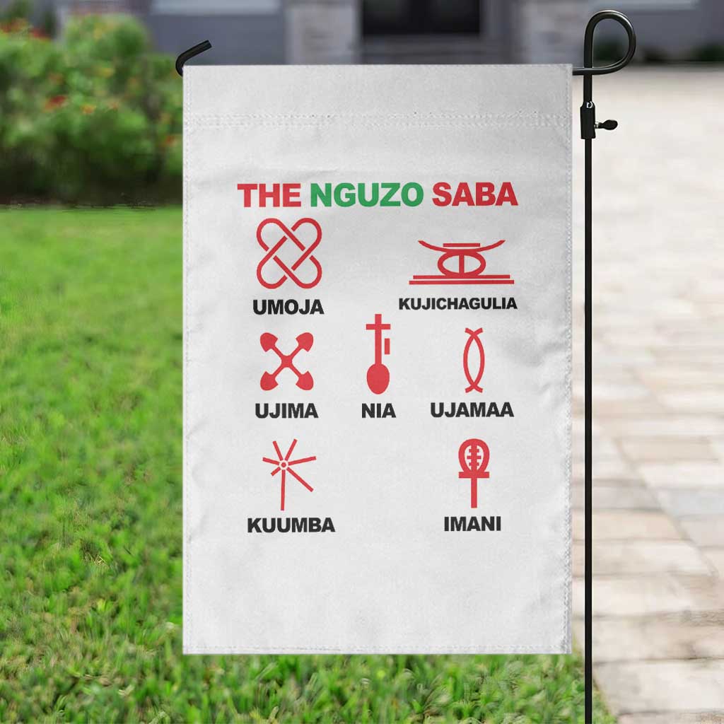 Nguzo Saba Seven Principles Of Kwanzaa Celebration Gift Garden Flag TS12 Print Your Wear